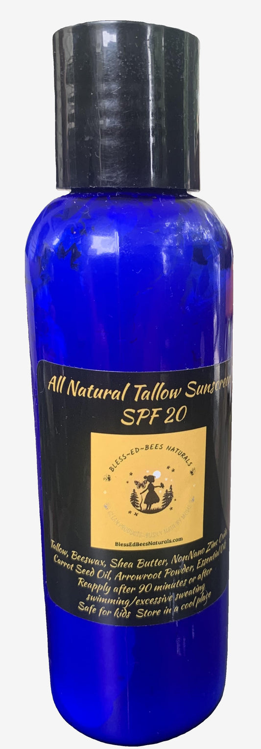 Tallow Sunscreen 20 SPF - ALL Natural